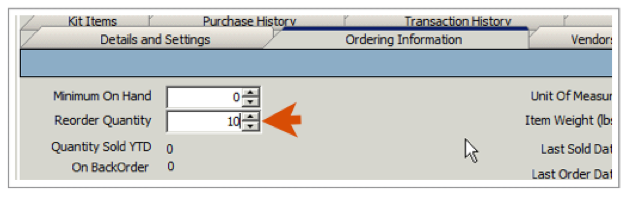OrderingInformationTabReorderQty.png